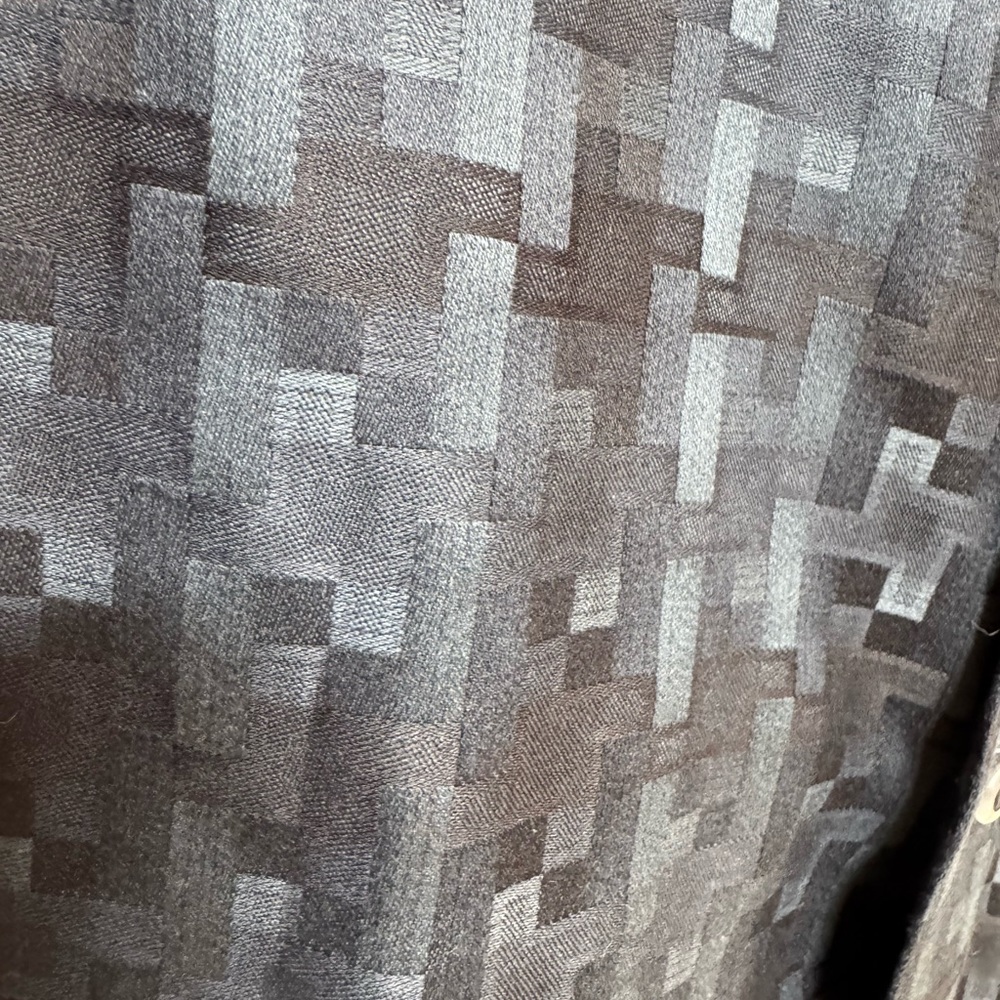 Robert Graham Super Soft Black Patterned Button-D… - image 6